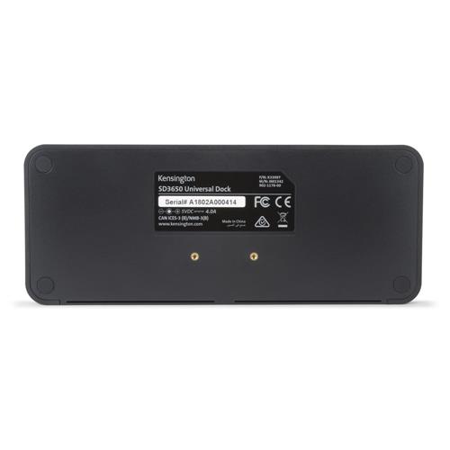 KENSINGTON SD3650 5GBPS USB 3.0 DUAL 2K DOCKING STATION