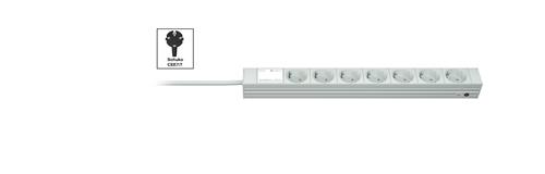 Vertiv Knürr DI-STRIP unità di distribuzione dell'energia (PDU) 7 presa(e) AC 1U Bianco