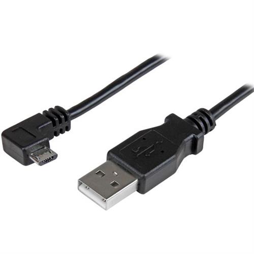 StarTech.com USBAUB1MRA cavo USB USB 2.0 USB A Micro-USB B Nero