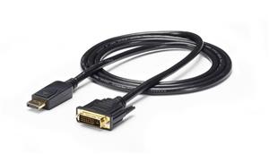 StarTech.com DP2DVI2MM6 cavo e adattatore video DVI-D Nero