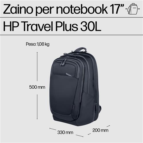 TRAVEL PLUS 30 LITER 17 LAPTOP BACKPACK