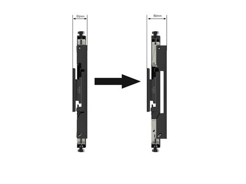 VERTICAL UPRIGHTS WITH FINE ADJUSTMENT