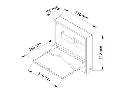 WALL BOX NOTEBOOKS UP TO 19IN UP TO 19IN
