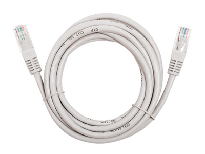 Hamlet Cavo di rete Ethernet Plug&Play categoria 5E UTP 3 metri con connettori RJ45 maschio-maschio