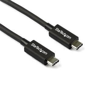 StarTech.com TBLT34MM80CM Cavo Thunderbolt 0,8 m 40 Gbit/s Nero