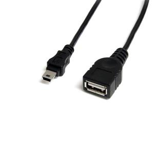 StarTech.com USBMUSBFM1 cavo USB 0,3 m Mini-USB B Nero