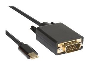 CAVO VIDEO USB-C A VGA M RISOLUZIONE FINO A 1080P 200 CM