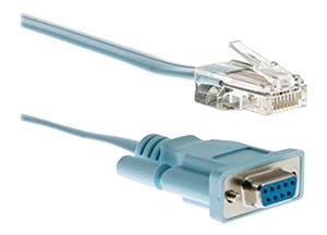 CONSOLE CABLE 6FT WITH RJ45 AND DB9F