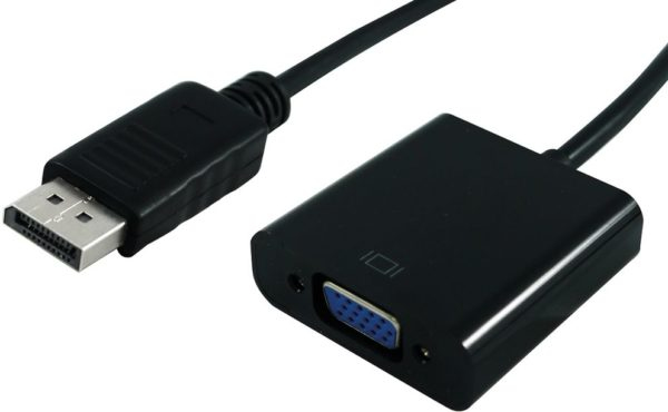 ITB ROS3201 cavo e adattatore video 0,15 m DisplayPort VGA (D-Sub) Nero