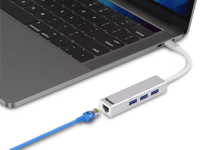 Hamlet XHUB331TCL replicatore di porte e docking station per laptop USB 3.2 Gen 1 (3.1 Gen 1) Type-C Bianco