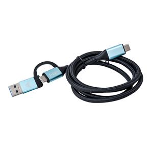 i-tec C31USBCACBL cavo USB 1 m USB 3.2 Gen 1 (3.1 Gen 1) USB C Nero, Blu