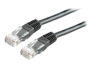 NETWORK CABLE CAT6 UTP BLACK 0.5M