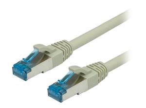 NETWORK CABLE CAT6A SHIELDED GREY. 0.5M