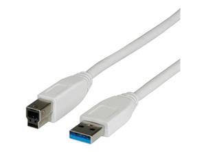 USB CABLE 3.0 A-B M/M 0.8M 0.8M - BEIGE