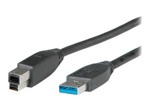 USB CABLE 3.0 A-B M/M 0.8M 0.8M - BLACK