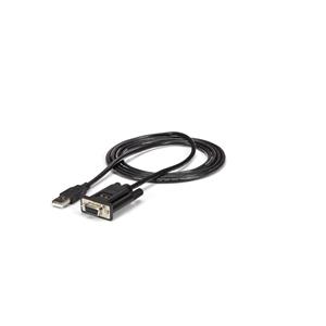 StarTech.com ICUSB232FTN cavo seriale Nero 1,7 m USB tipo A DB-9