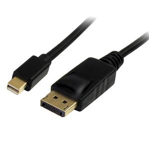 StarTech.com MDP2DPMM1M cavo DisplayPort Nero