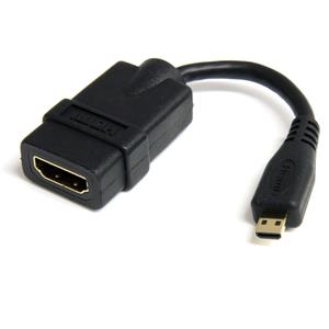 StarTech.com HDADFM5IN cavo HDMI 0,127 m HDMI tipo A (Standard) HDMI tipo D (Micro)