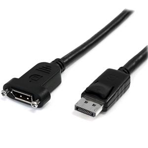 StarTech.com DPPNLFM3PW cavo DisplayPort 0,9 m Nero