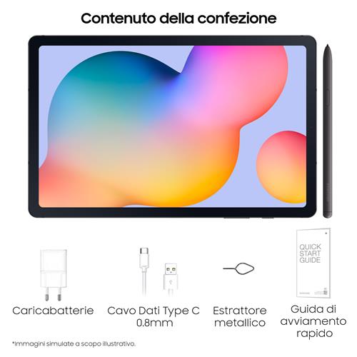 Samsung Galaxy Tab S6 Lite (2022) Tablet Android 10.4 Pollici Wi-Fi RAM 4 GB, 64 GB espandibili Tablet Android 12 Oxford Gray