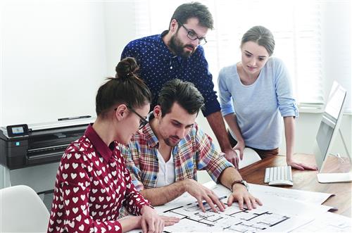 HP Designjet T830 24-in Multifunction Printer stampante grandi formati Wi-Fi Ad inchiostro A colori 2400 x 1200 DPI 610 x 1897 mm Collegamento ethernet LAN