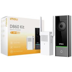 Imou BATTERY-POWERED DB60 VIDEO DOORBELL WITH ADDITIONAL BELL