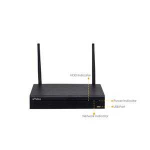 VIDEOREGISTRATORE 4 CANALI NVR WIFI CON USCITA VGA/HDMI