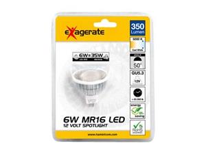 FARETTO LED MR16 6W LUCE FREDDA 5000K 350 LUMEN APERTURA 50