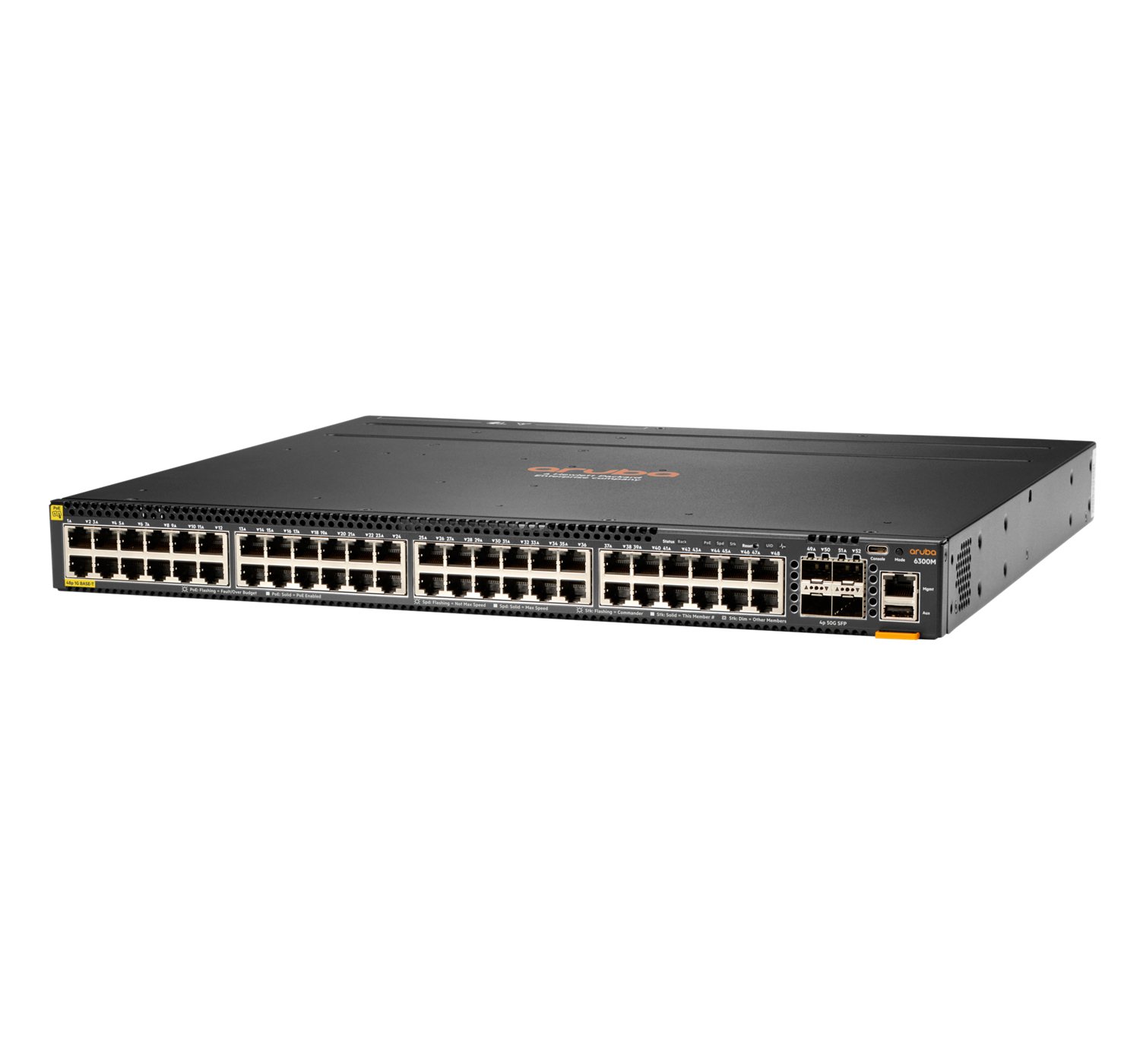 HPE Aruba Networking Aruba 6300M Gestito L3 Gigabit Ethernet (10/100/1000) Supporto Power over Ethernet (PoE) 1U Grigio