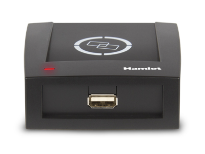 Hamlet HURTAG1356 lettore RFID USB Nero