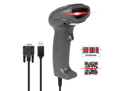 Hamlet HBCS2D100US lettore di codici a barre Lettore di codici a barre portatile 1D/2D CMOS Grigio