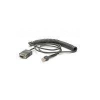 Zebra CBA-RF2-C09ZAR cavo seriale Nero 2,8 m RS232 DB9