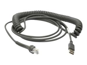 CABLE SHIELDED USB: SERIES A CONNECTOR 15FT/4.6M COILED