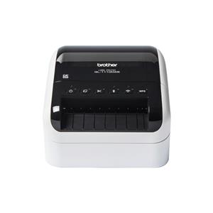 Brother QL-1110NWBC stampante per etichette (CD) Termica diretta 300 x 300 DPI 110 mm/s Con cavo e senza cavo Collegamento ethernet LAN DK Wi-Fi Bluetooth