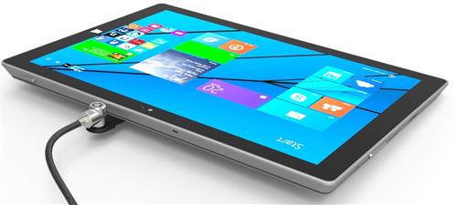 BLADE UNIVERSAL LOCK SLOT ADAPTER W/KEYED CABLE LOCK BLACK