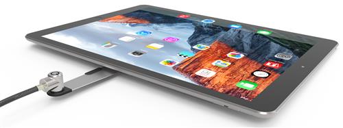 BLADE UNIVERSAL LOCK SLOT ADAPTER W/KEYED CABLE LOCK BLACK