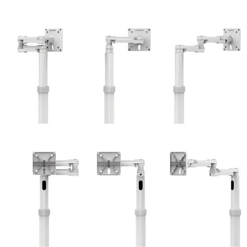 IPAD 10.2IN SPACE ENCLOSURE MEDICAL ROLLING CART EXTEND. WHT