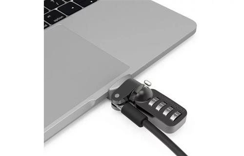 LEDGE LOCK ADAPTER MACBOOK PRO 13IN M1/M2+COMB. CBL LOCK SILVER