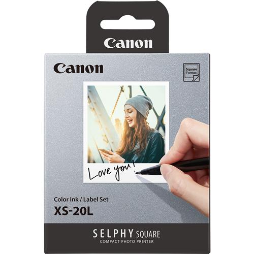 SELPHY SQUARE PACK PAPER AND INK SX-20L
