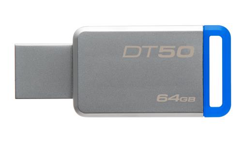 64GB USB 3.0 DATATRAVELER 50 METAL/BLUE