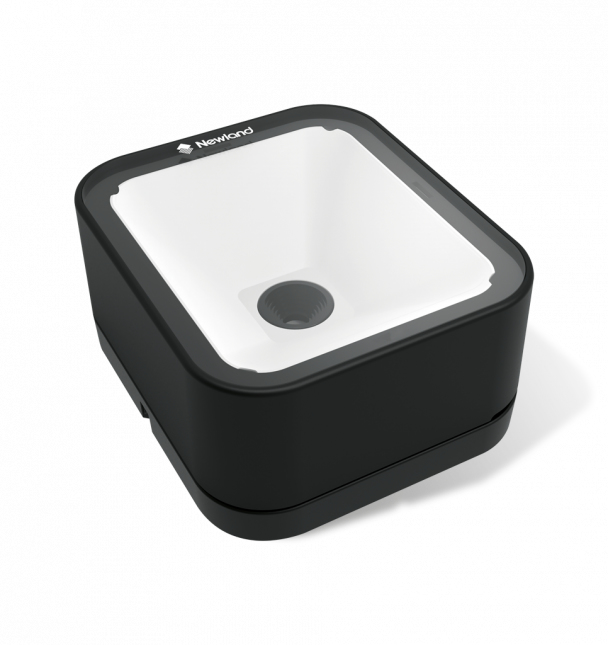 Newland FR27 Urchin Lettore di codici a barre fisso 1D/2D CMOS Nero, Bianco