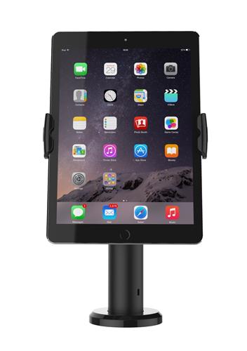 UNIVERSAL TABLET CLING RISE Tilting Kiosk 8in - Black