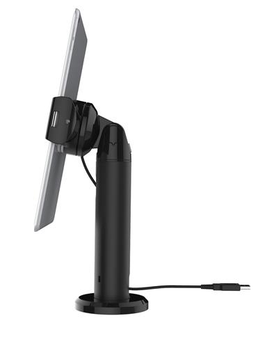 UNIVERSAL TABLET CLING RISE Tilting Kiosk 8in - Black