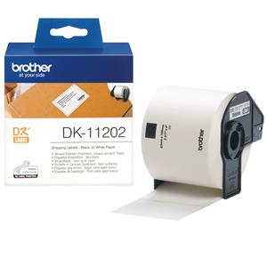 Brother DK-11202 nastro per etichettatrice Nero su bianco