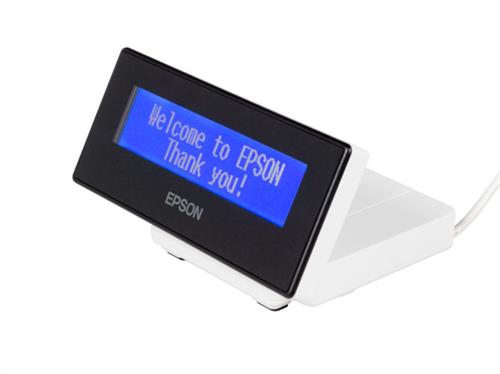 DM-D30 DISPLAY FOR TM-M30 WHITE RETAIL USB2.0 MAX40 20COL/2LINES
