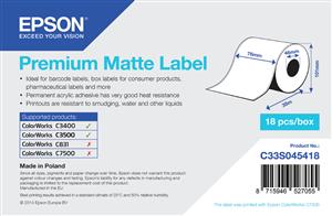 Epson Premium, 76mm x 35m, 163 g/m²