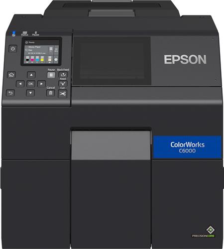 Epson ColorWorks CW-C6000Ae stampante per etichette (CD) Ad inchiostro A colori 1200 x 1200 DPI 85 mm/s Cablato Collegamento ethernet LAN