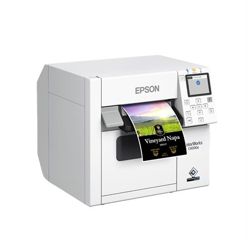 Epson CW-C4000e (mk) stampante per etichette (CD) Ad inchiostro A colori 1200 x 1200 DPI 102 mm/s Cablato