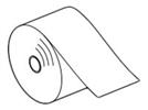 THERMAL PAPER ROLL 57/50 57MM DI13