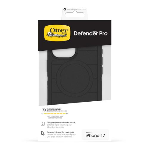 OB DEFENDER PRO MAGSAFE CAMERA CONTROL APPLE IPHONE 17 BLACK
